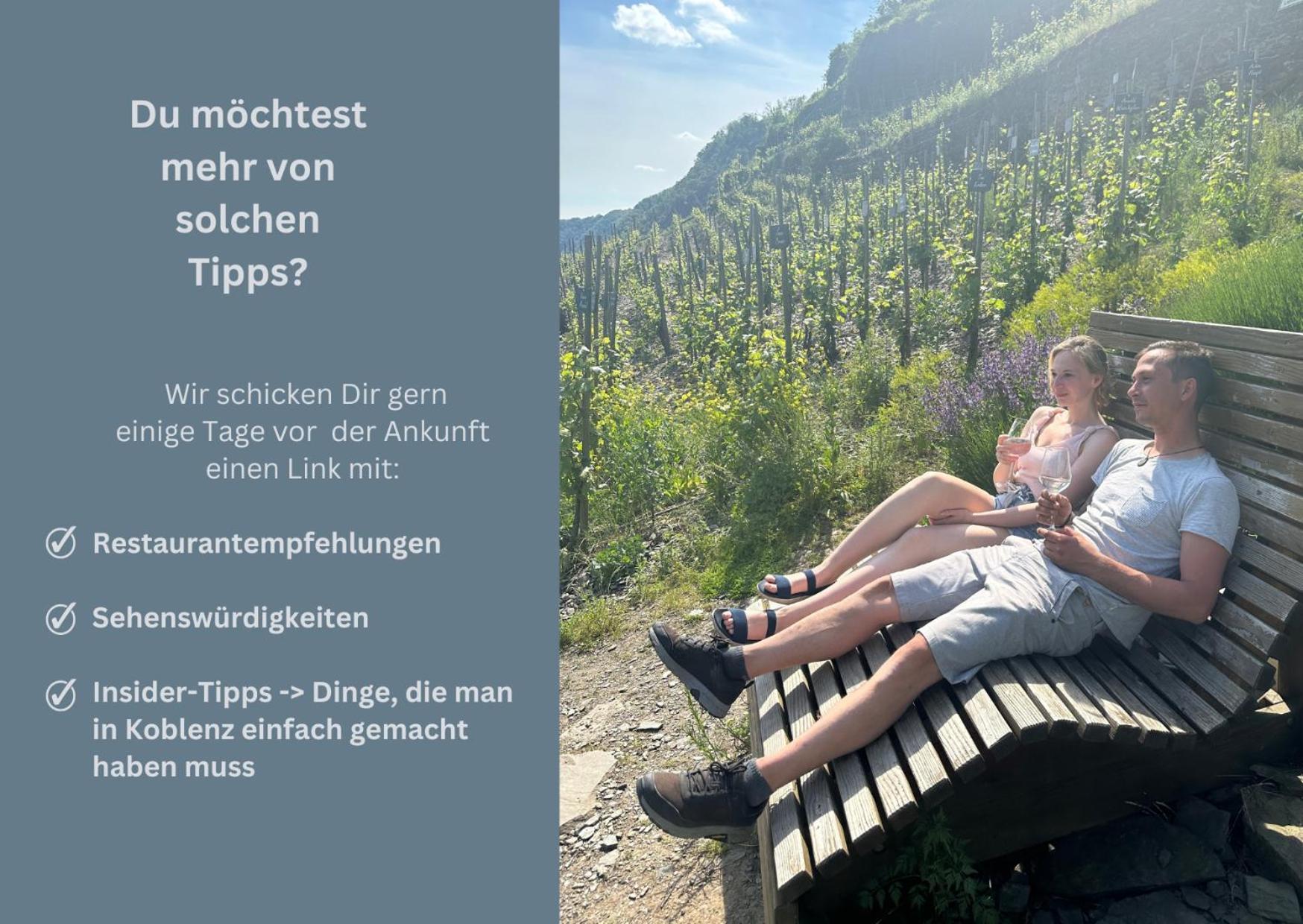 Wonderful World - Stadtnah, Balkon, Parkplatz, E-ladestation, Fitnessstudio * Koblenz (Rhineland-Palatinate)